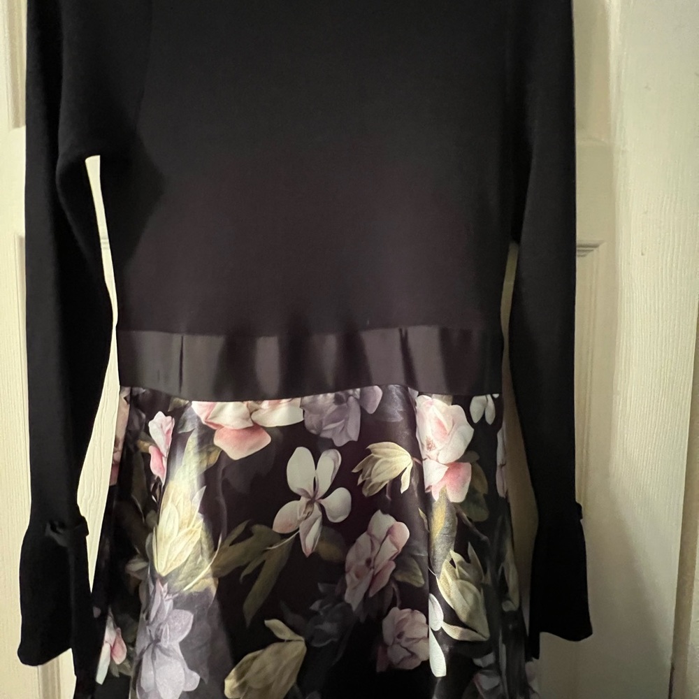 Ted Baker Nerida Opal Printed Dress Full Skirt Skater Dress size 4